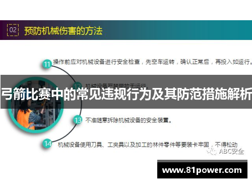 弓箭比赛中的常见违规行为及其防范措施解析 弓箭比赛中的常见违规行为及其防范措施解析